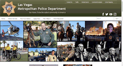 Desktop Screenshot of lvmpd.com