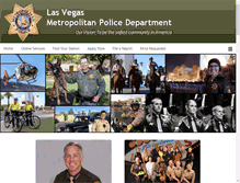 Tablet Screenshot of lvmpd.com